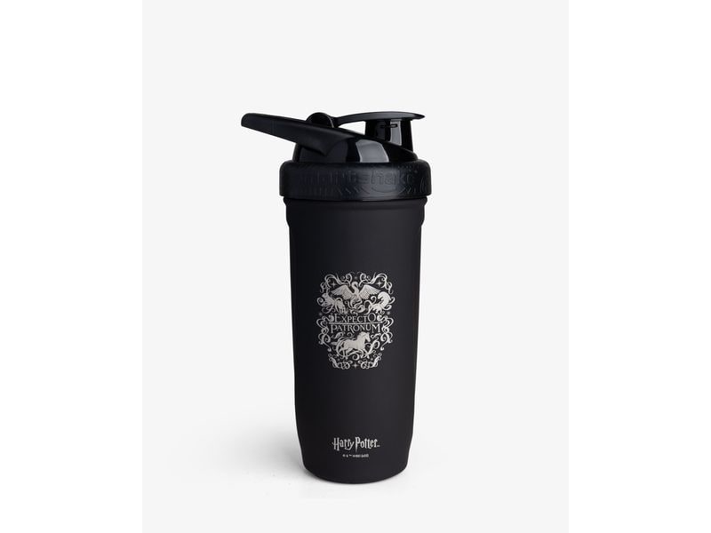 Smartshake Smartshake Reforce Expecto Patronum 900 ml, Schw Edelstahl Shaker Flasche mit Harry Potter Design