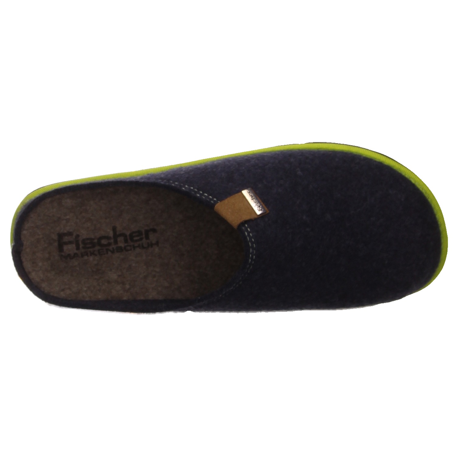 Fischer Pantoffeln dunkelblau blau