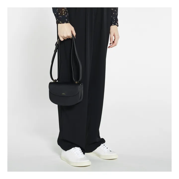 A.P.C. Sac Genève Mini Cuir Lisse | Noir