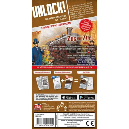 Asmodee Unlock! Game Adventures: Zug um Zug