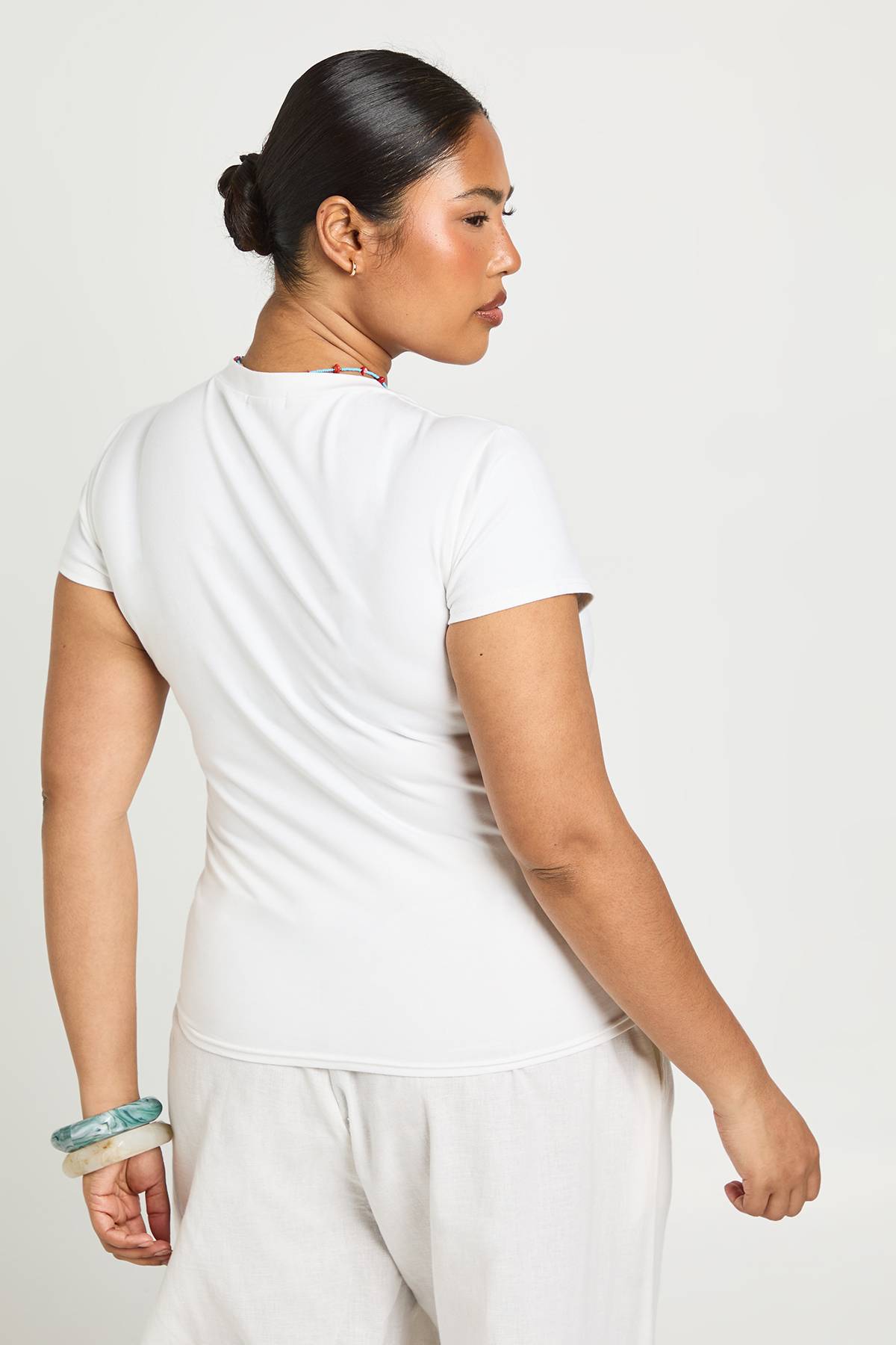 boohoo T-shirt Baby Tee Court Imprimé Plus No Crying On The Yacht