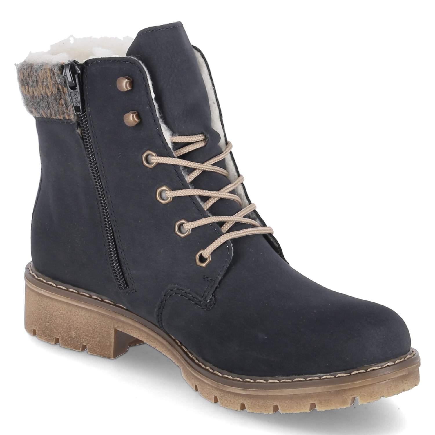 Rieker Winterboots - pazifik/mogano/graphit