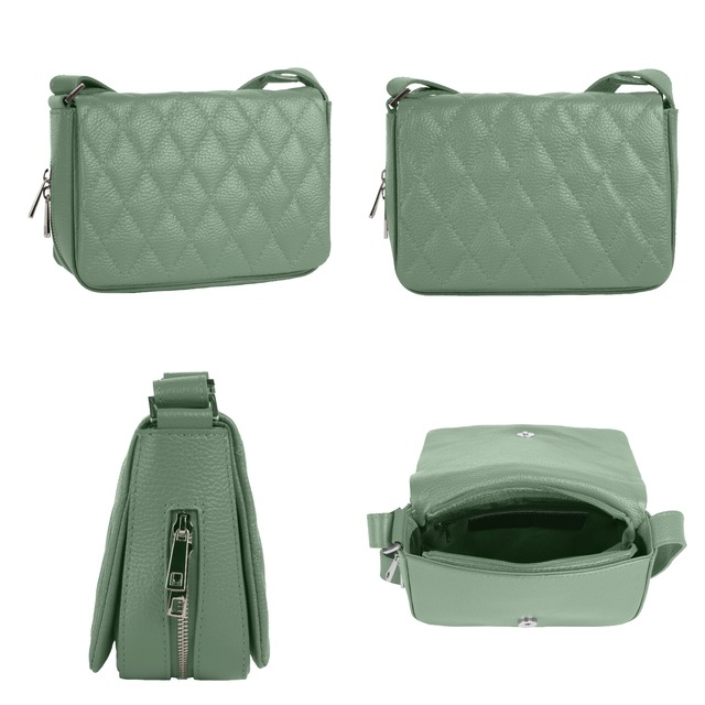 Cluty Henkeltasche echt Leder, Made in Italy