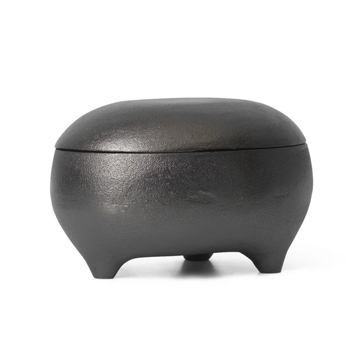 Ferm Living - Evoke Twin Kerze, Aluminium schwarz