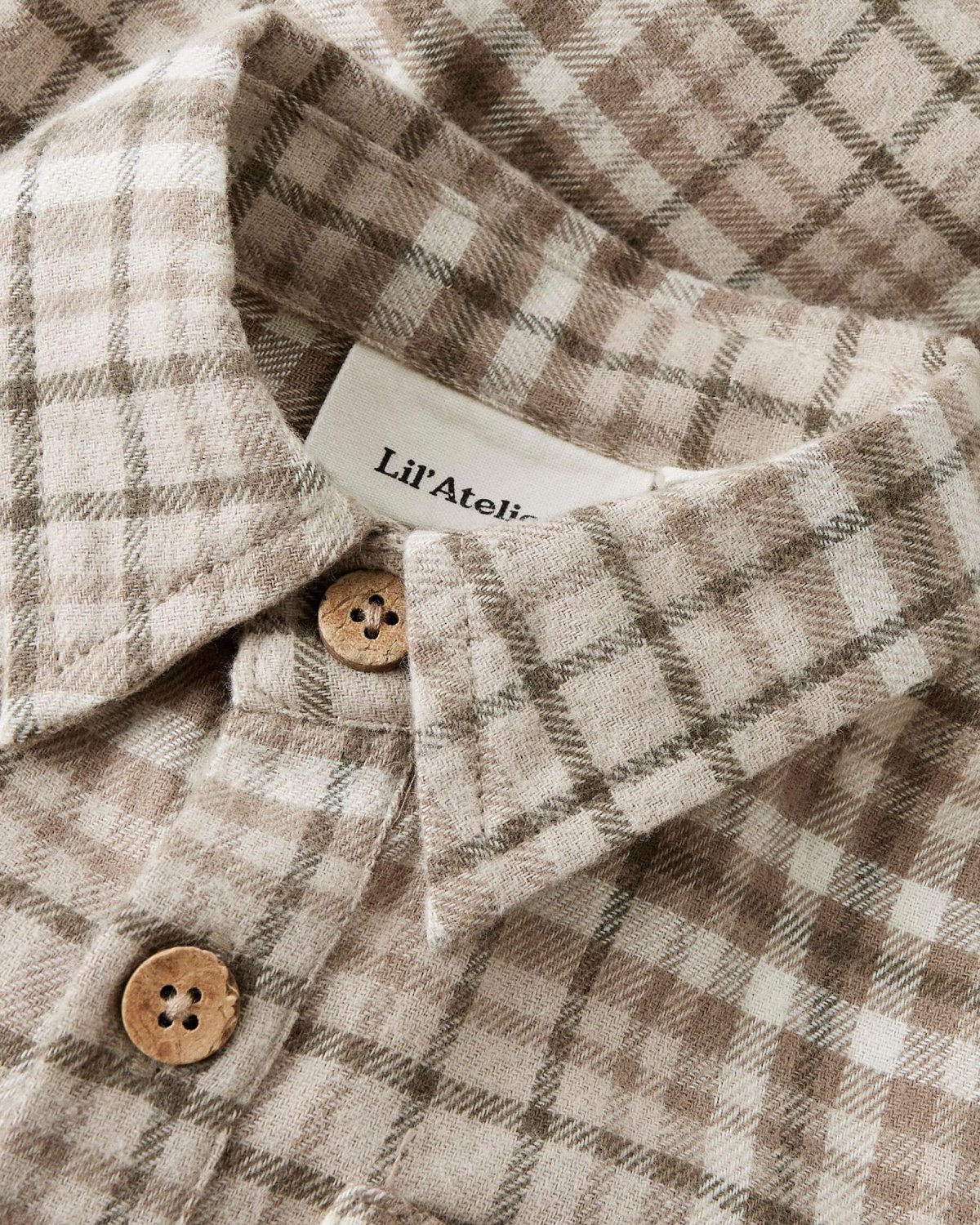 Skjortebody Baby – Flanell, Øko Bomull | REBEL LS BODY SHIRT