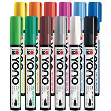 Feutre acrylique 'YONO', 1,5 - 3,0 mm, set de 12
