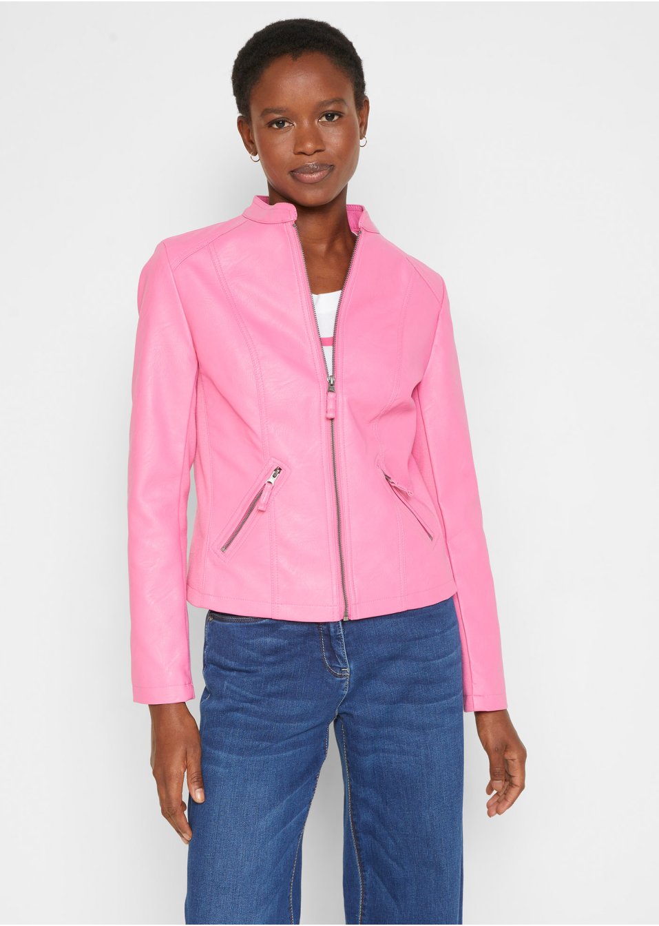 Veste à empiècements latéraux extensibles