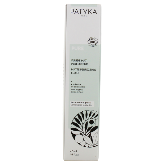 Fluide mat perfecteur Patyka Bio - Peaux mixtes à grasses