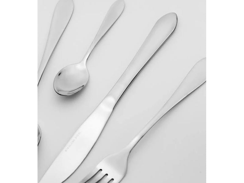 alpina Besteck-Set 16-teilig, Silber 16-teiliges Edelstahl-Besteckset