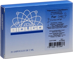 BIOLIGO Fer Lösung Ampullen, 20 x 2ml