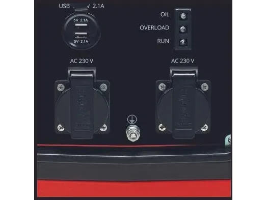 Einhell Einhell TC-IG 2000 benzindrevet generator med inverter. 2x230V udtag 2000 watt,
