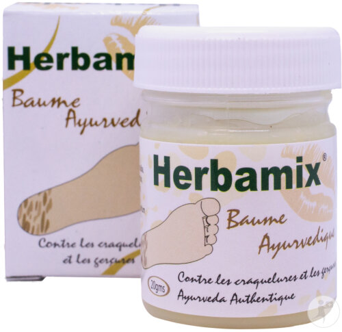 Kerala Nature Herbamix Baume Ayurvédique Contre Les Craquelures Et Gerçures 20g