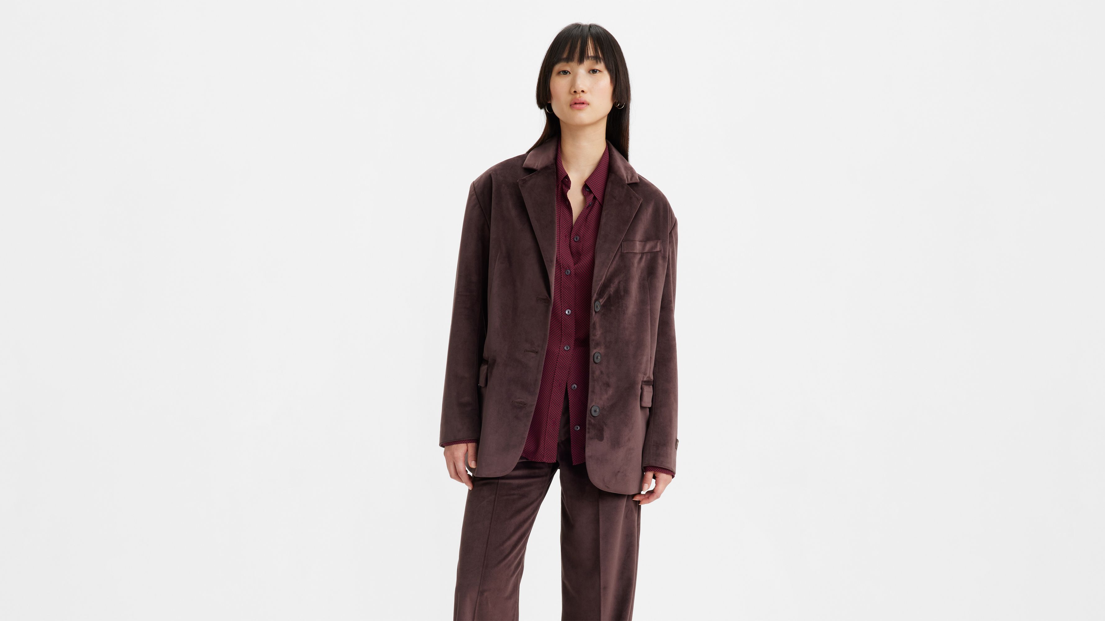 Blazer Drama Club XL - Chocolate Plum - Marron