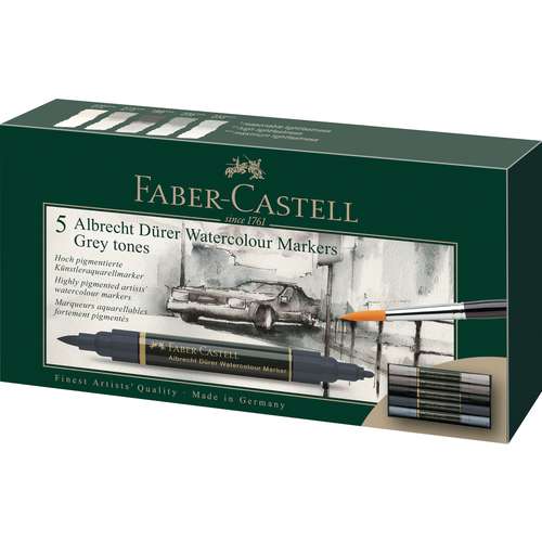 FABER-CASTELL Albrecht Dürer Watercolour Marker 5er-Sets