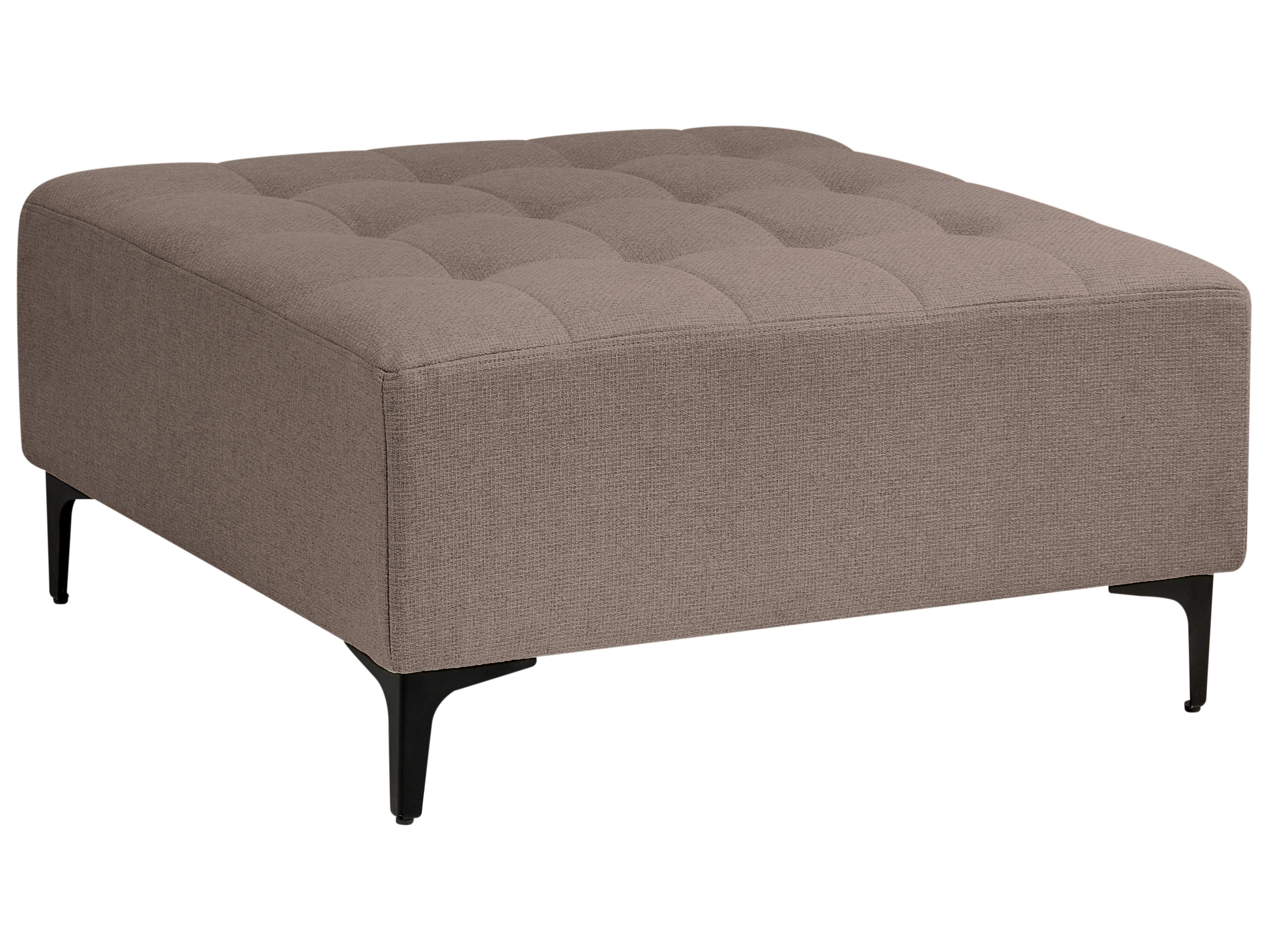 Ottomaan ABERDEEN Stof Taupe