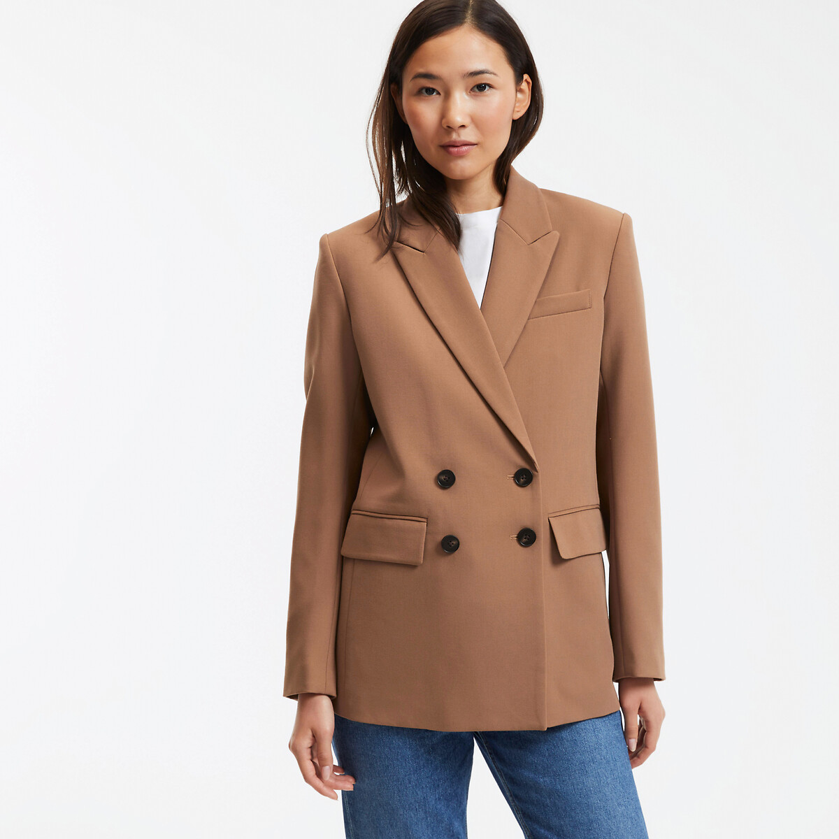COLEÇÕES LA REDOUTE<br>Blazer de corte amplo