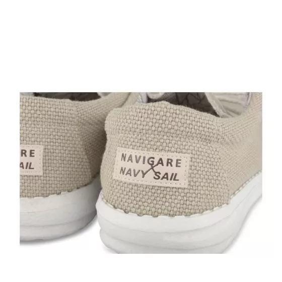 Baskets BEIGE NAVY SAIL