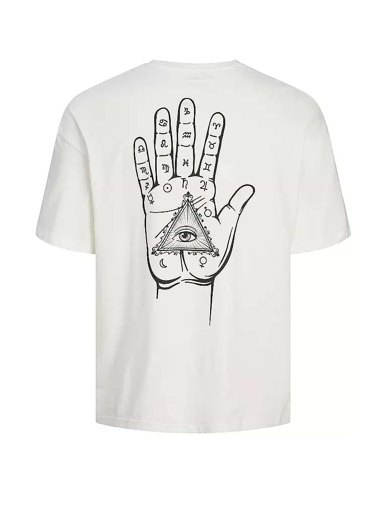 JACK & JONES T-Shirt JJMYSTIC beige