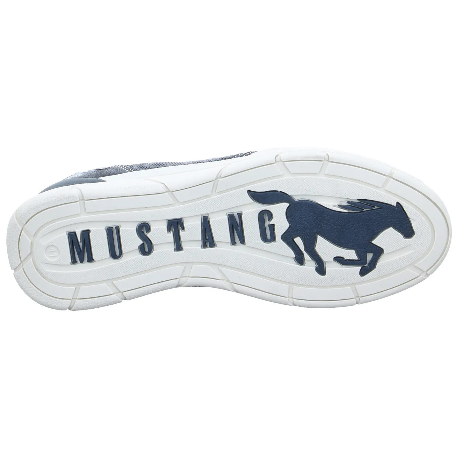 MUSTANG Halbschuhe Sneaker Blau Lederimitat