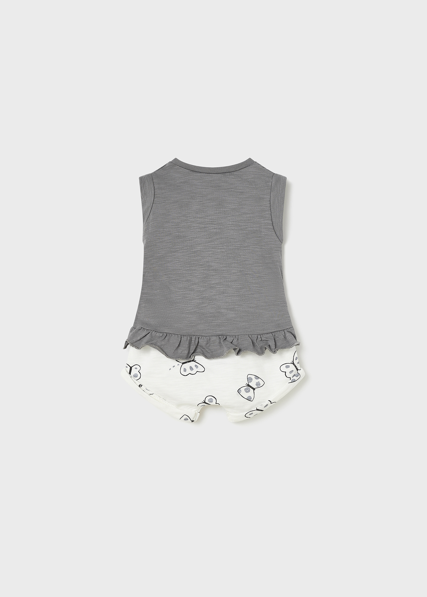 Conjunto de 4 peças em algodão sustentável para recém-nascidos