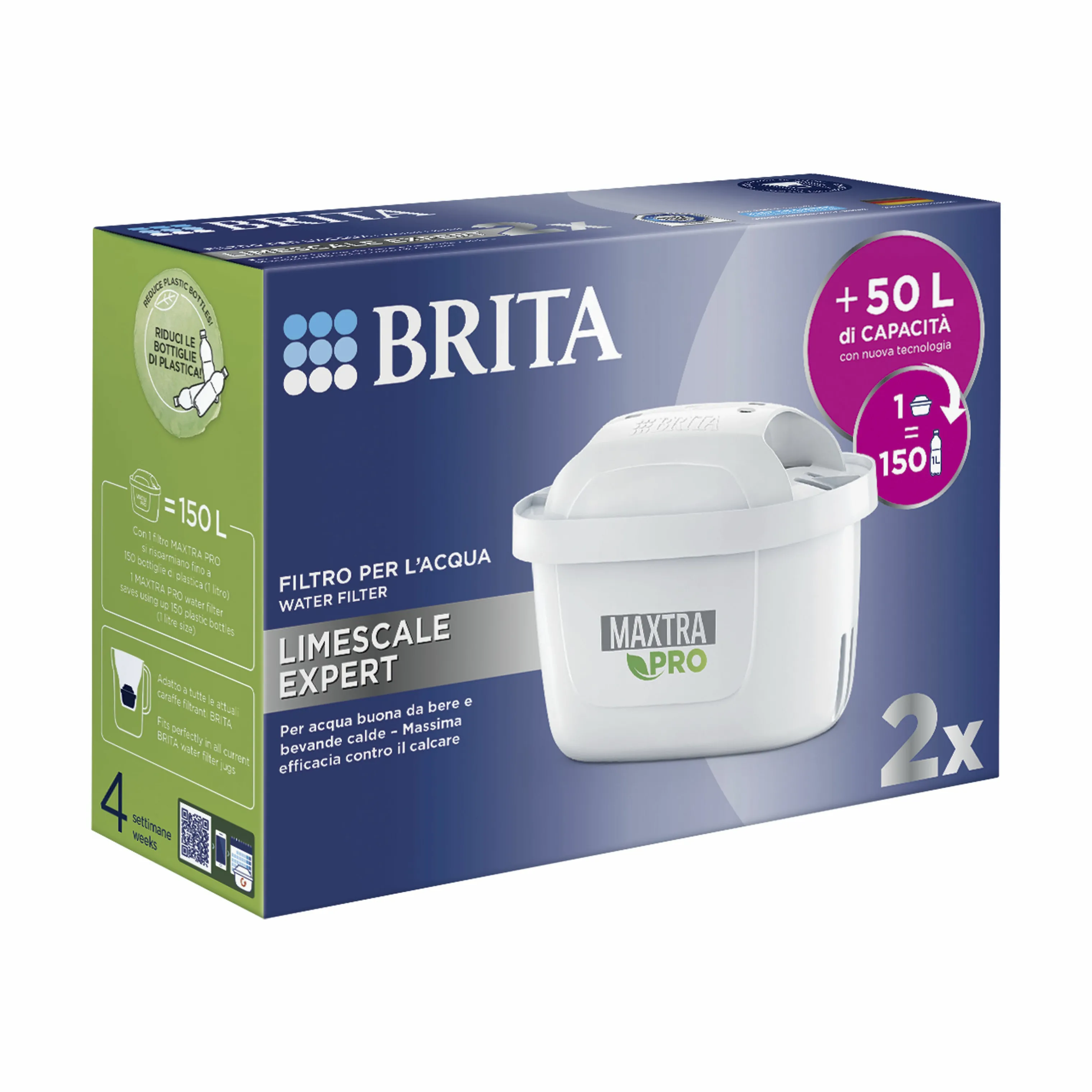 Brita MAXTRA PRO EXPERT LIMESCALE Filter - 4 stk.
