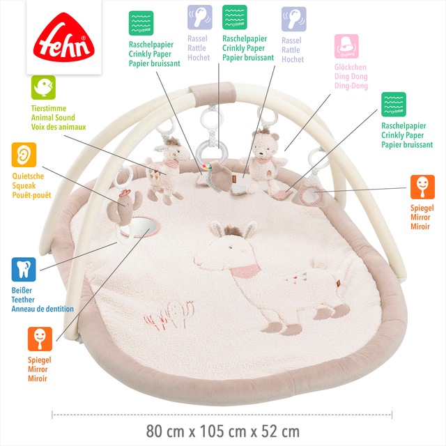 Fehn Spielbogen »Peru, 3-D-Activity-Decke« mit Krabbeldecke