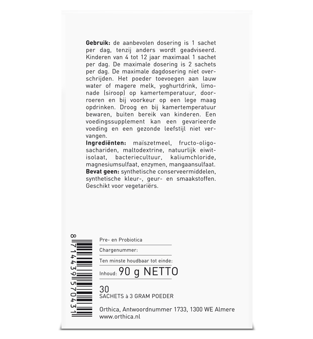Orthica Orthiflor plus (30 zakjes)