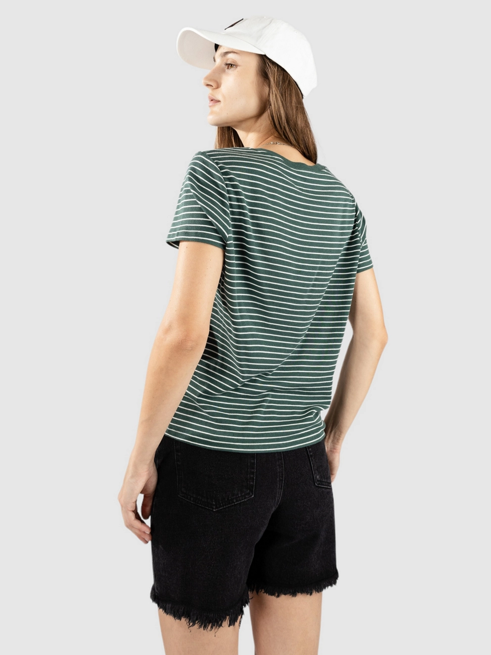 Levi's Essential Hm T-Shirt maury stripe bistro green