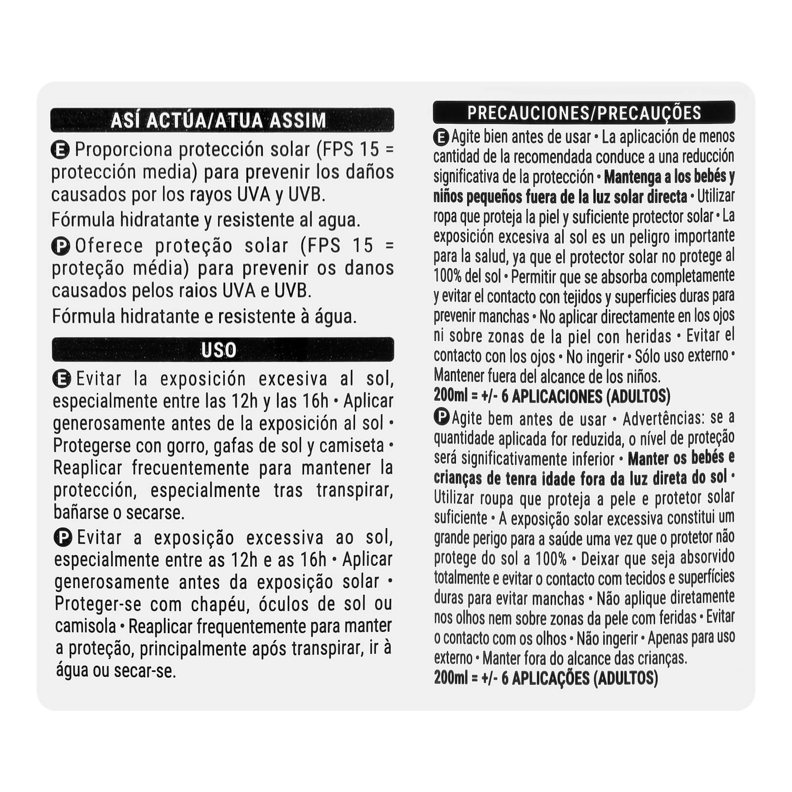 Huile solaire protectrice bronzante intense Deliplus SPF 15