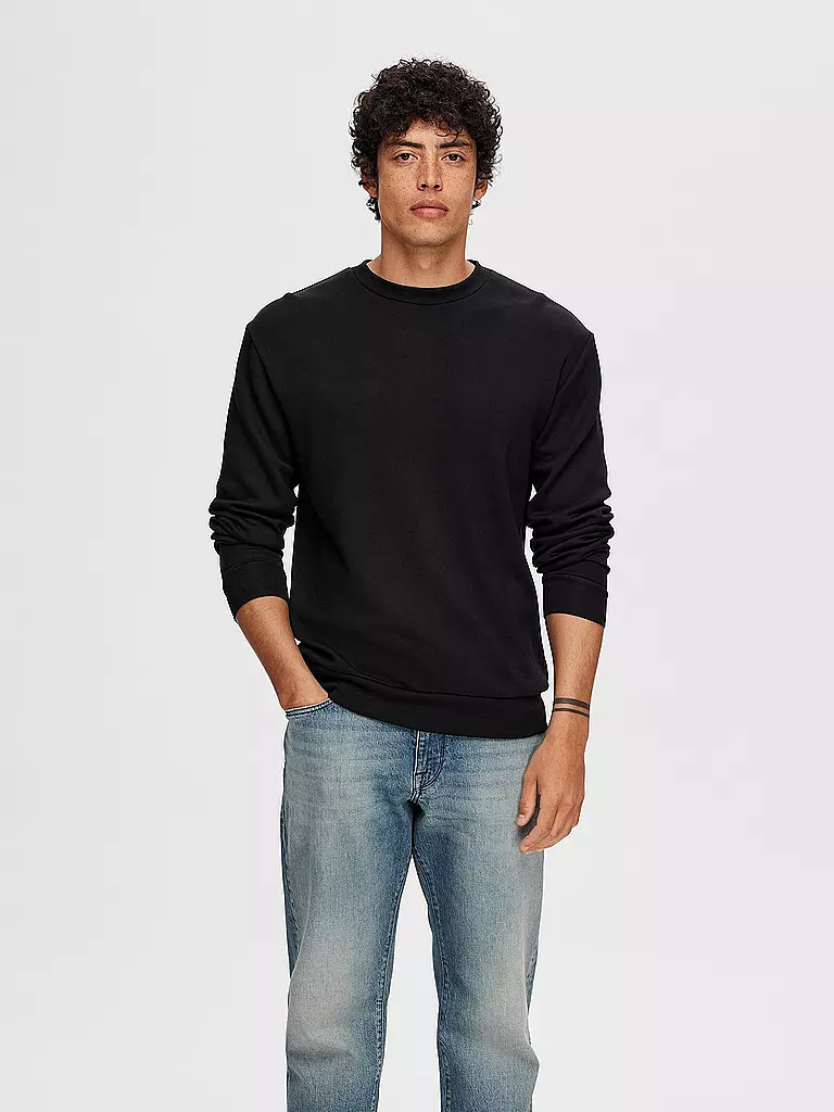 SELECTED Sweater SLHEMANUEL schwarz