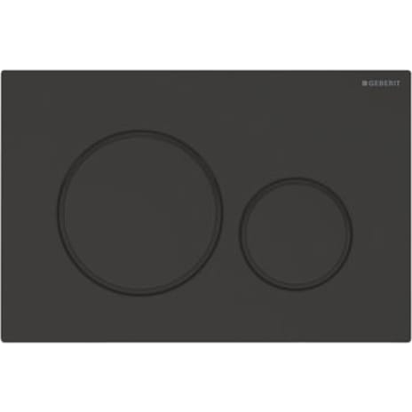 GEBERIT SIGMA20 betjeningsplade 246x164x12 mm sort