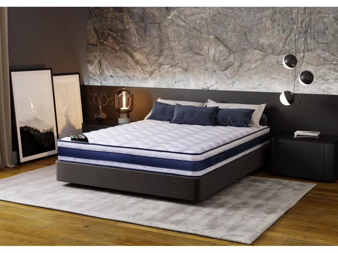 Matelas Memory Blue 140x190 hauteur 22cm