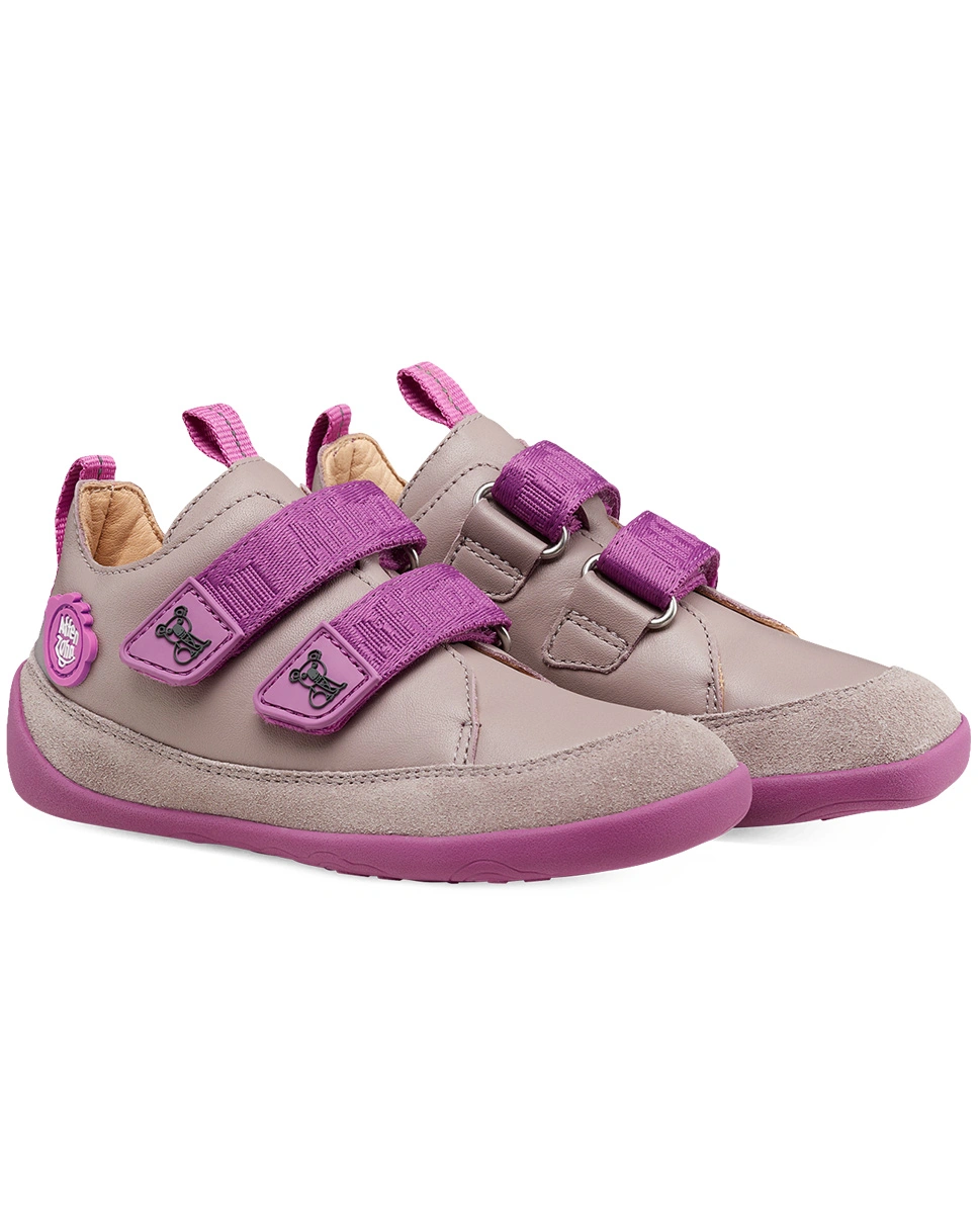 Leder-Sneaker BUDDY KOALA in grau