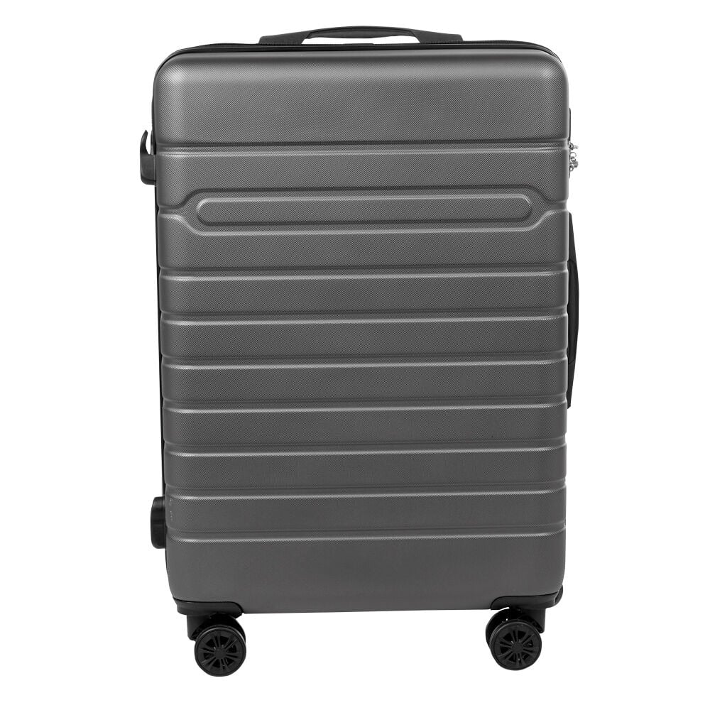 Valise rigide grise L60xl31xH26 cm