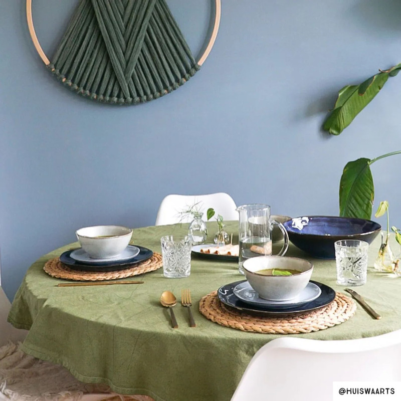 Dinerbord Toscane - donkerblauw - ø28 cm