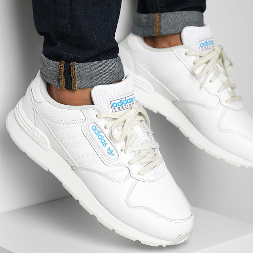 Baskets Treziod 2 ID4613 Cloud White Dash Grey Grey Three