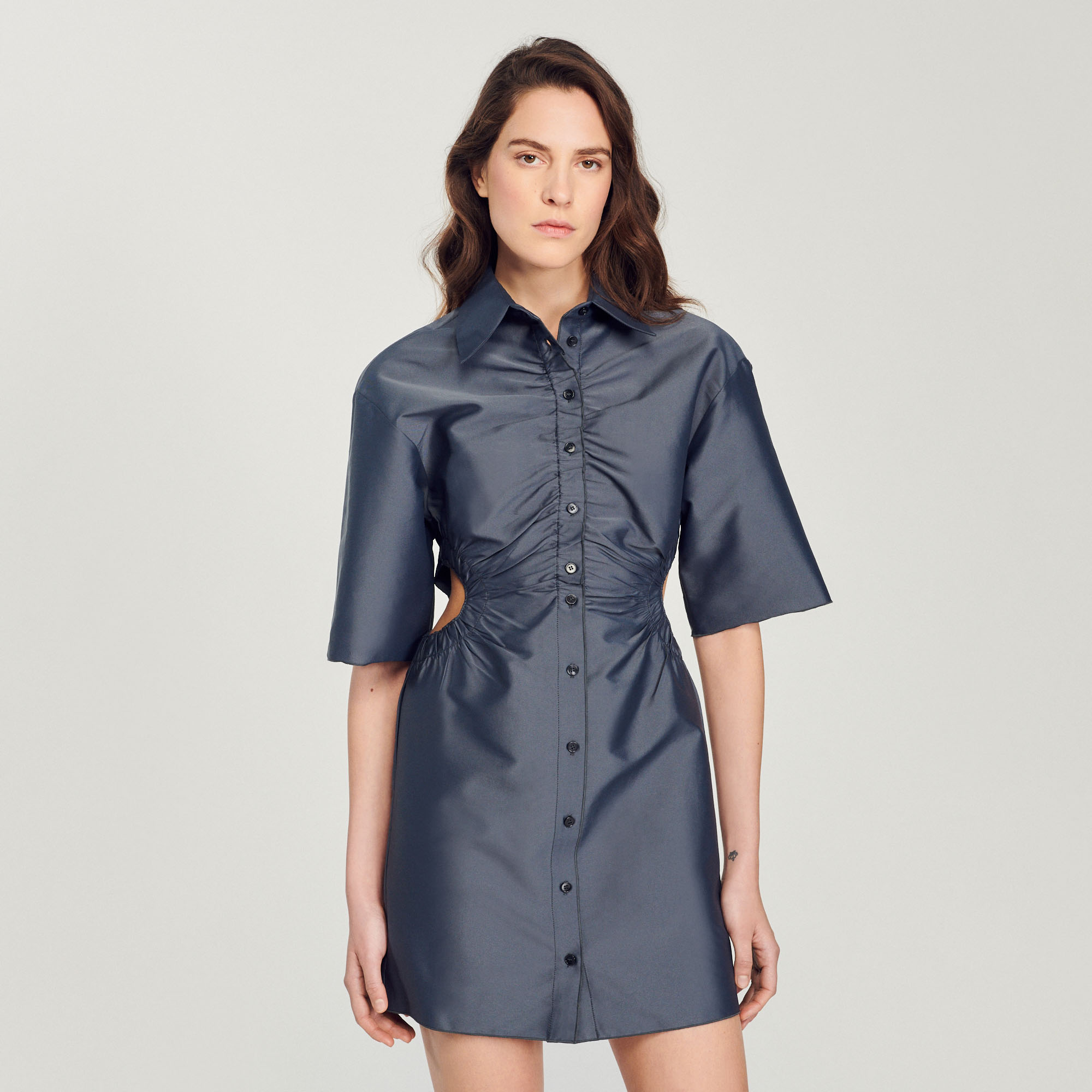 Robe chemise courte