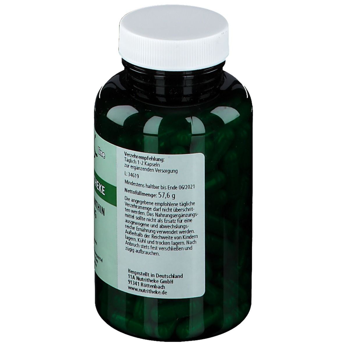 green line NUTRITHEKE Astaxanthin 4 mg