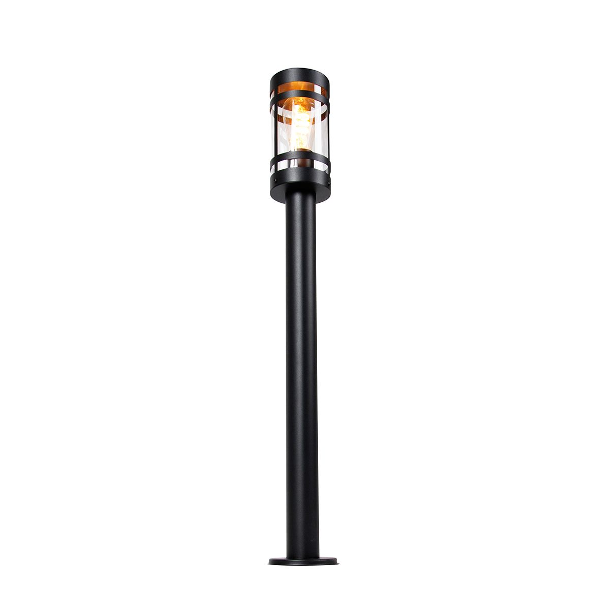 Smart buitenlamp zwart 80 cm IP44 incl. Wifi ST64 - Gleam