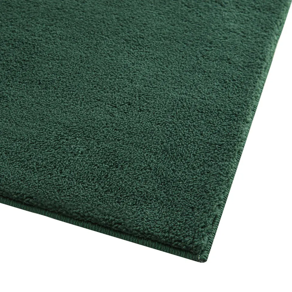 tectake® Kortpolig vloerkleed Soft Zone 80 x 150 cm - Groen