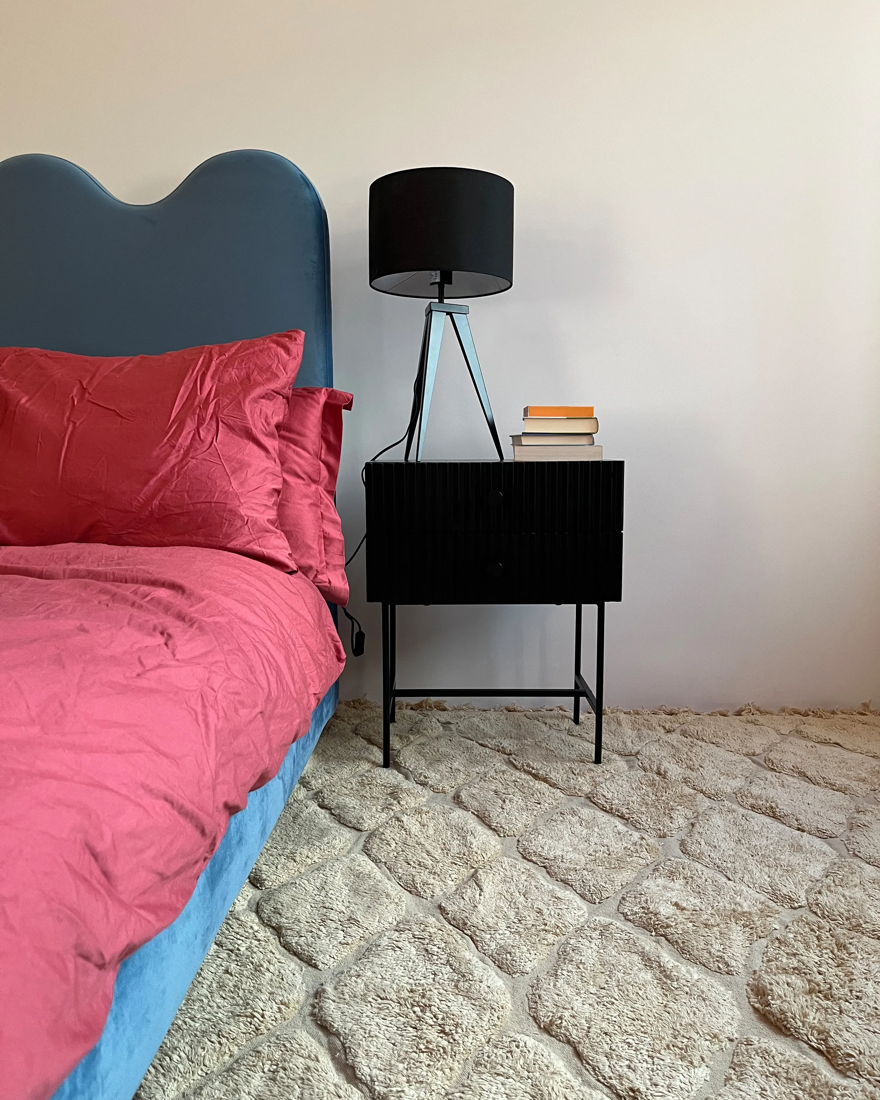 Vloerkleed SANLIURFA Zandbeige 160 x 230 cm Katoen