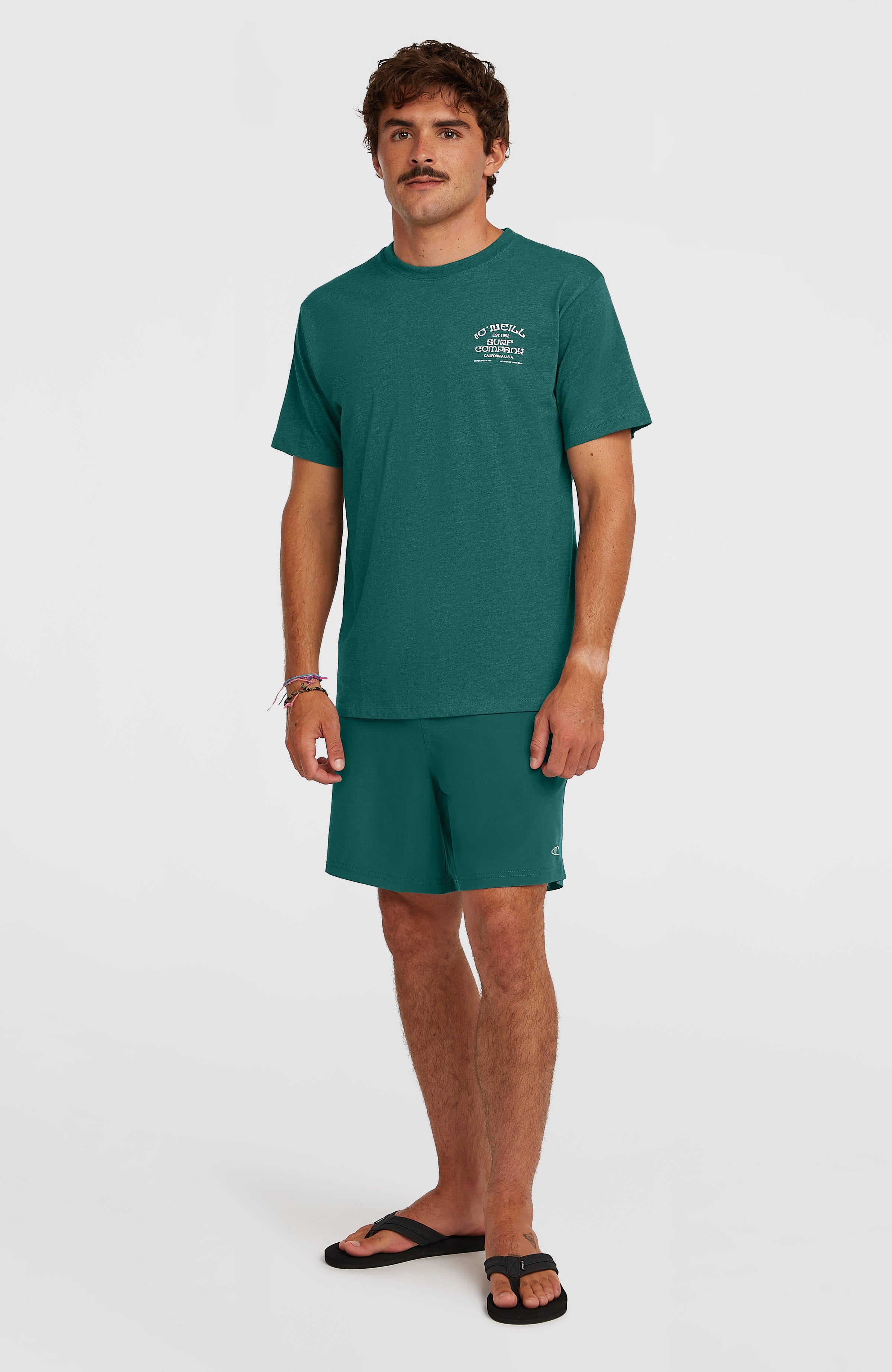 Melange Chest-Print T-shirt