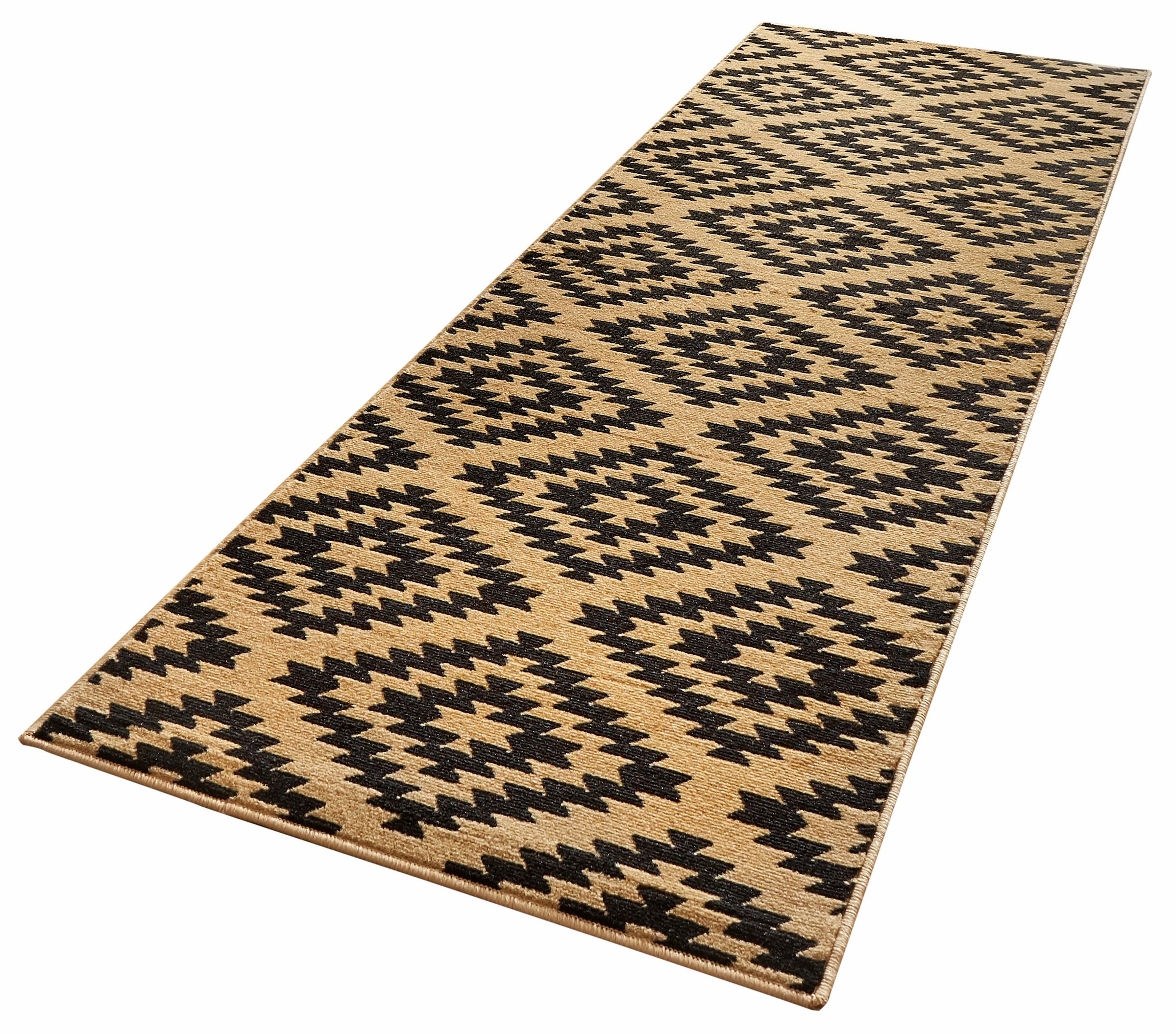 HANSE Home Läufer »Nordic« rechteckig 9 mm Höhe Kurzflor, Raute, Teppich, Weich, Esszimmer, Kinderzimmer, Flur, Modern