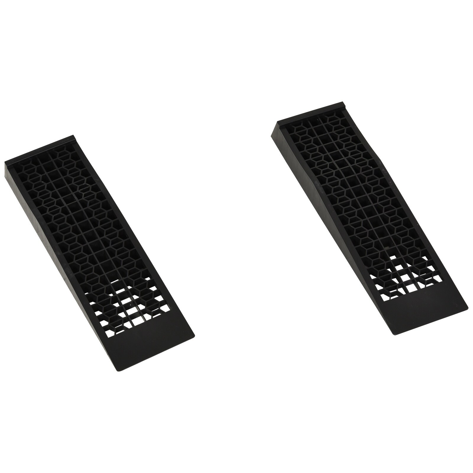 HOMCOM Auffahrrampe rutschfest schwarz 70 x 20 x 8 cm (LxBxH)