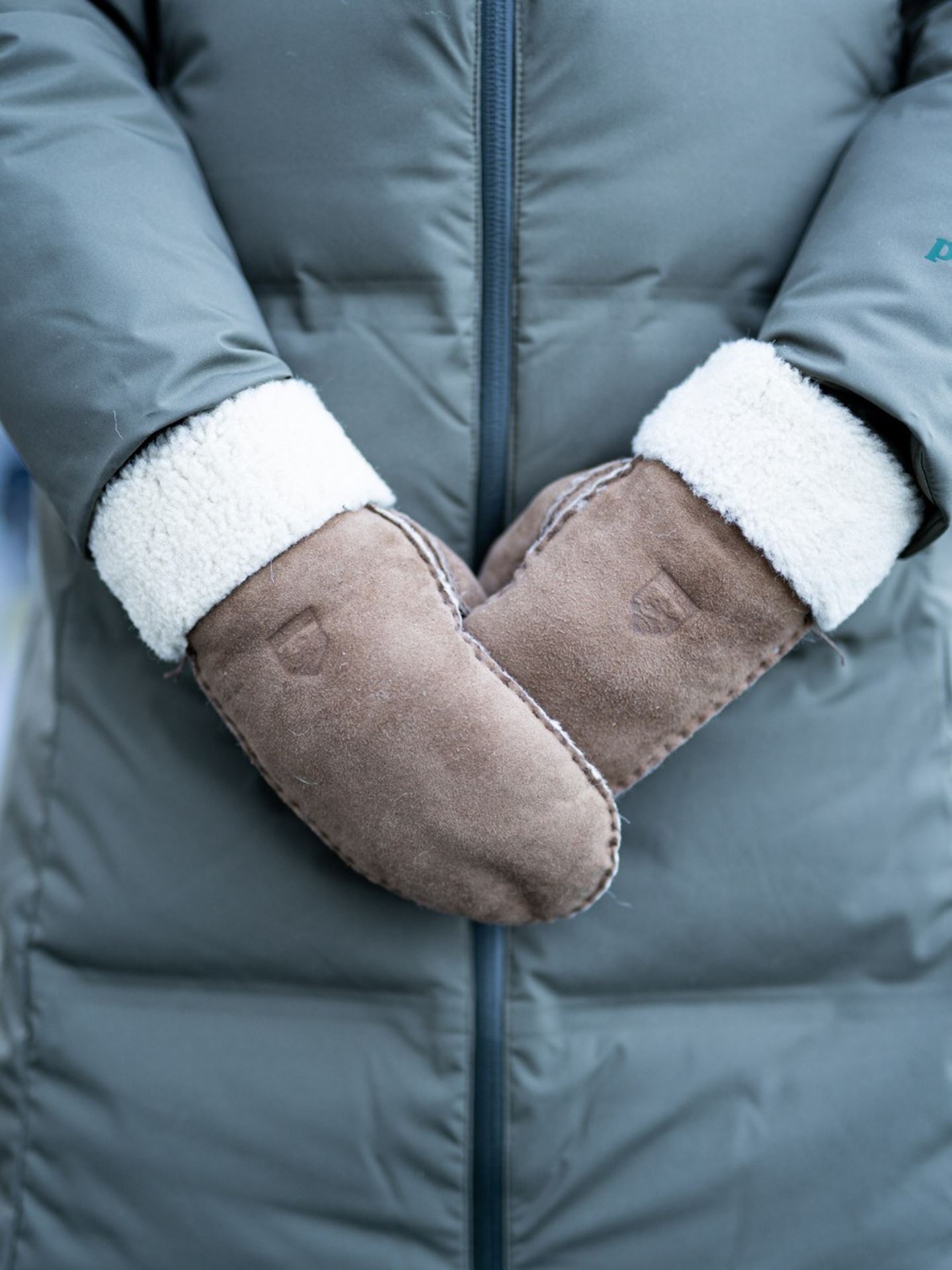 Sheepskin Mitt