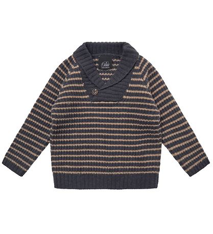Petit by Sofie Schnoor Bluse - Uld - Strik - Blåe