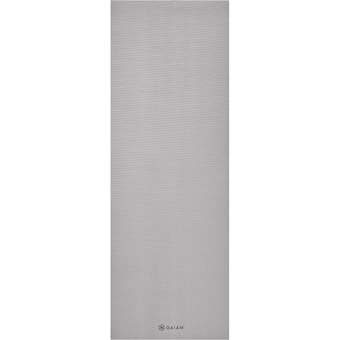 Gaiam 5 mm Premium Solid Yogamatte Grey