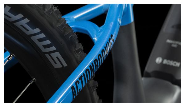 VTT Électrique Semi-Rigide Enfant Cube Acid 240 Hybrid Rookie Pro 400 Shimano Alivio/Altus 9V 400 Wh 24'' Gris Bleu Orange Actionteam 2023 7 - 10 ans