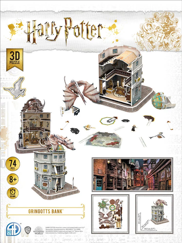 HARRY POTTER  - PUZZLE 3D - LA BANQUE DE GRINGOTTS™
