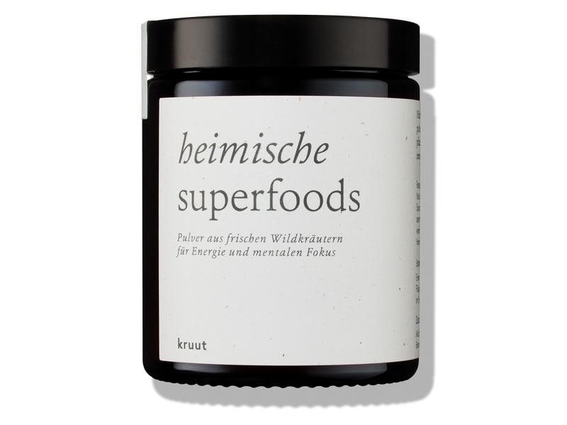 Kruut Heimisches Superfoods Wildkräuter-Pulver 70 g Kraftvolles Wildpflanzenpulver